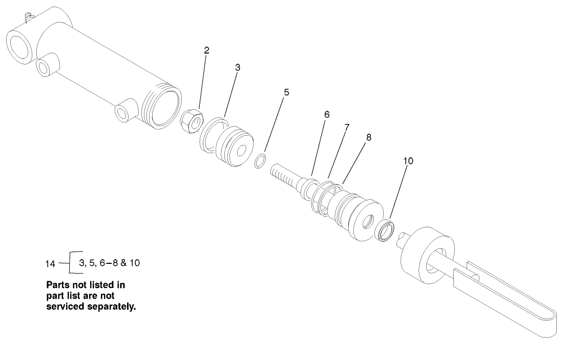 Hydraulic Cylinder Assembly No. 99-6986