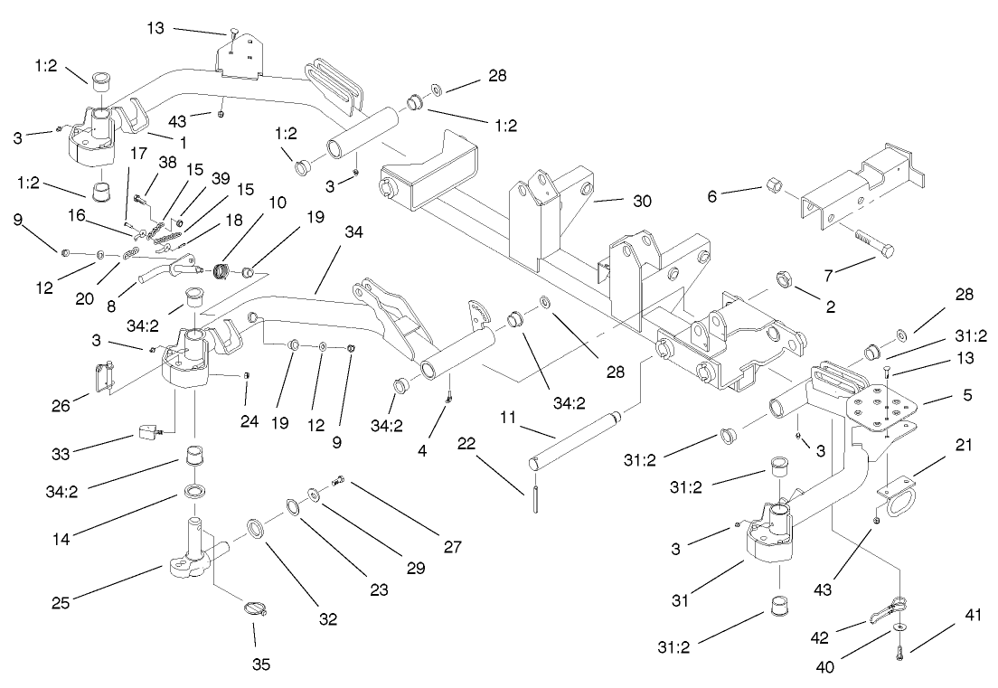 Front Lift Arm Assembly
