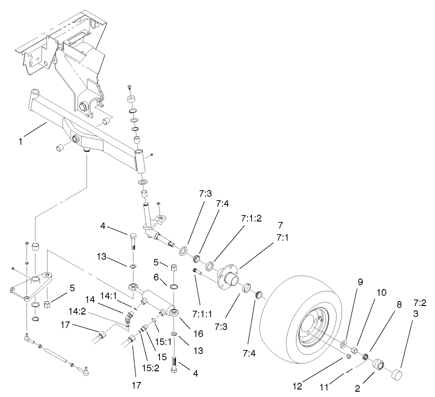 2wd Rear Axle Assembly