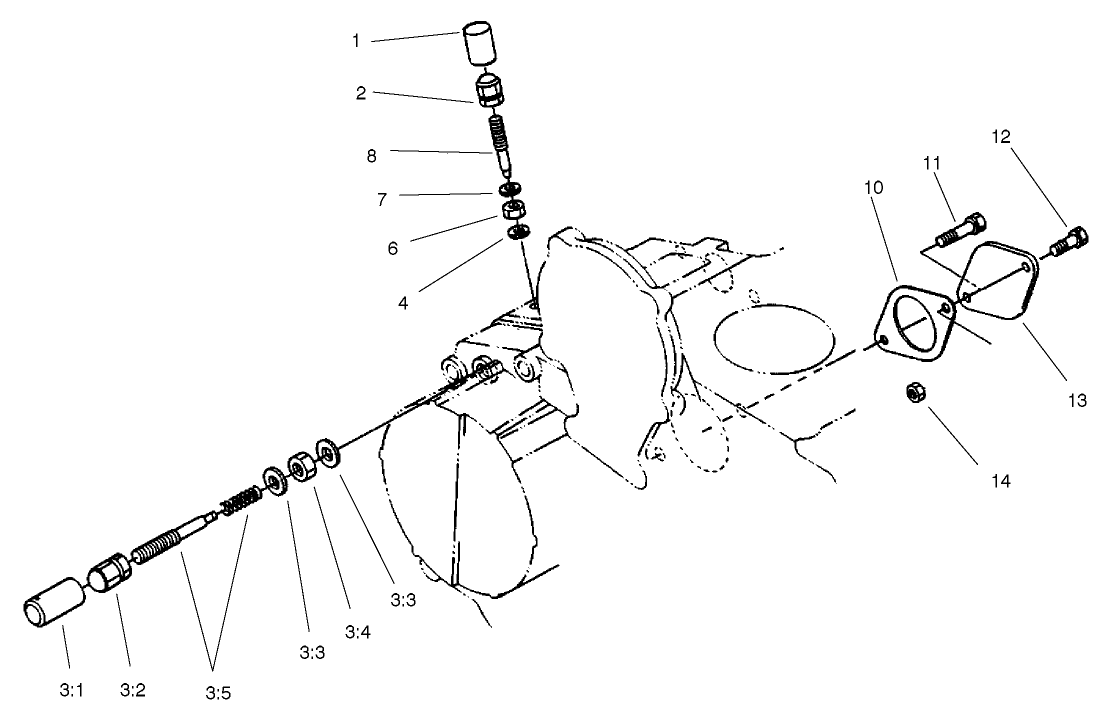 Engine Stop Lever Assembly
