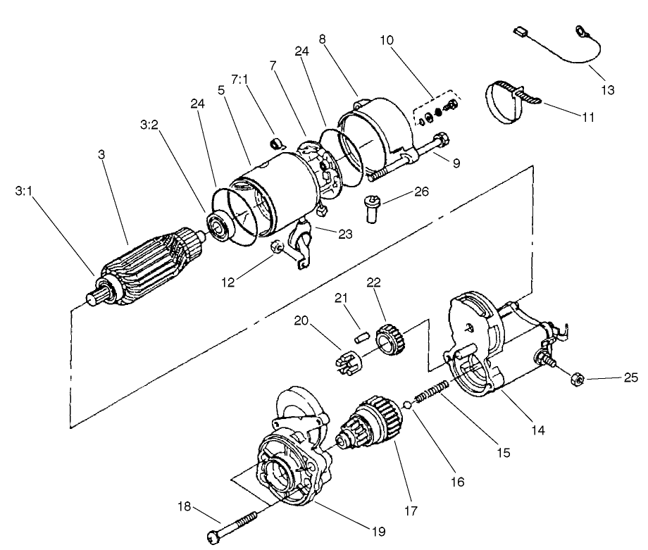 Starter Assembly No. 98-9705