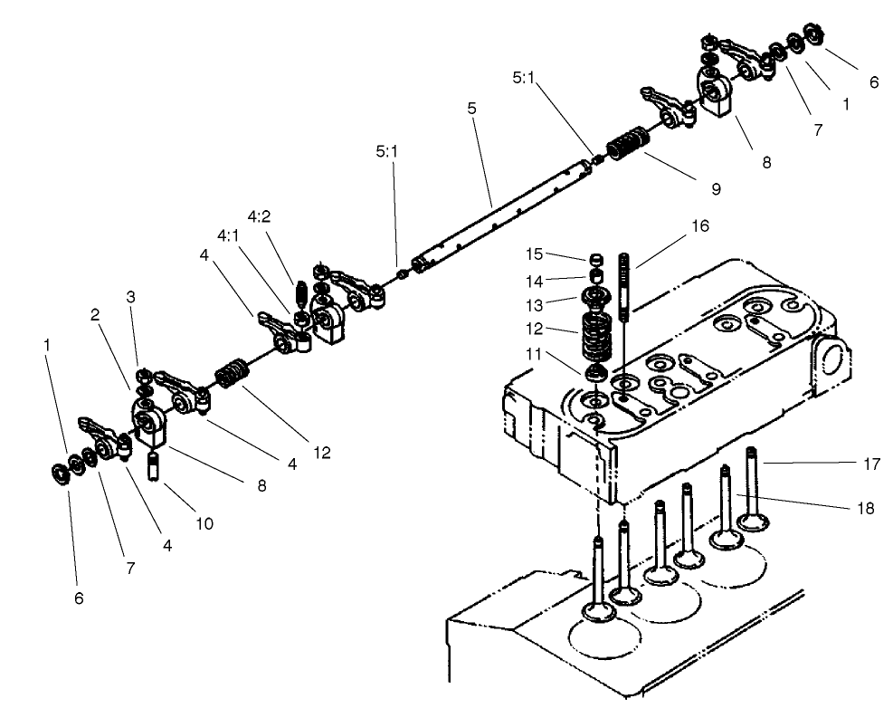 Valve And Rocker Arm Assembly