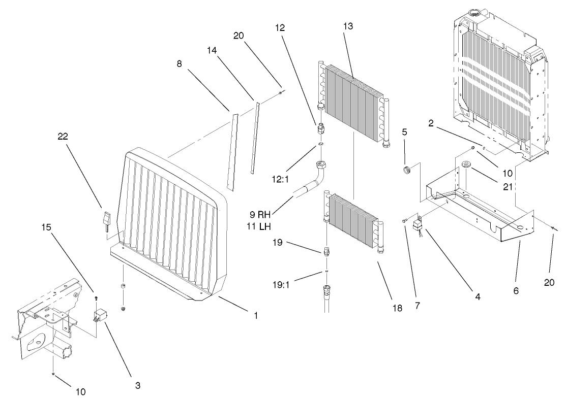 Oil Cooler/radiator Assembly
