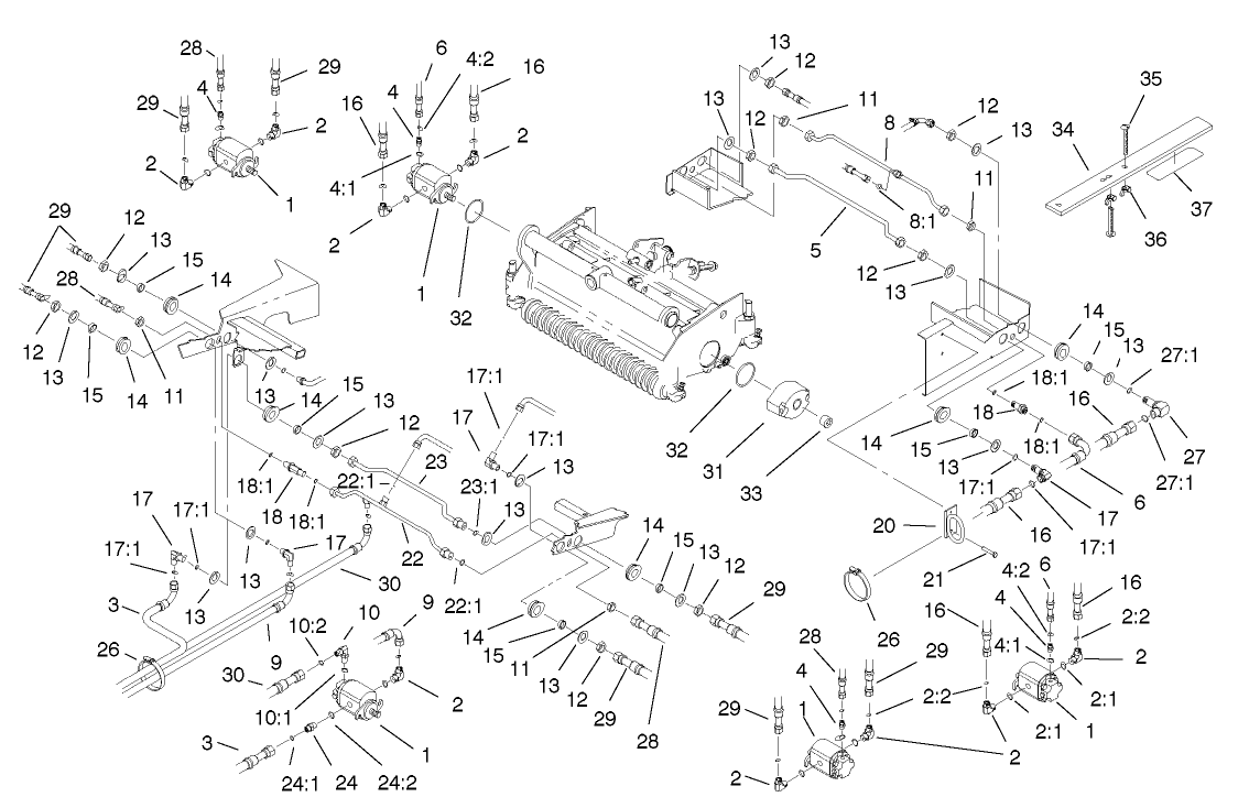 Reel Motor And Hose Assembly
