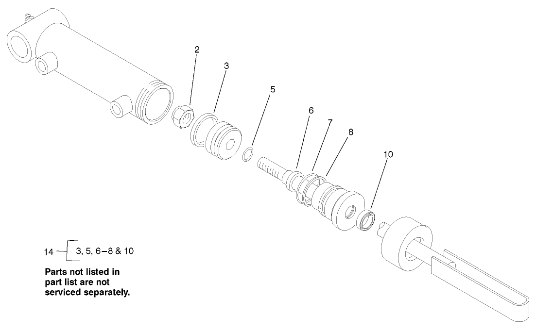 Hydraulic Cylinder Assembly No. 99-6986