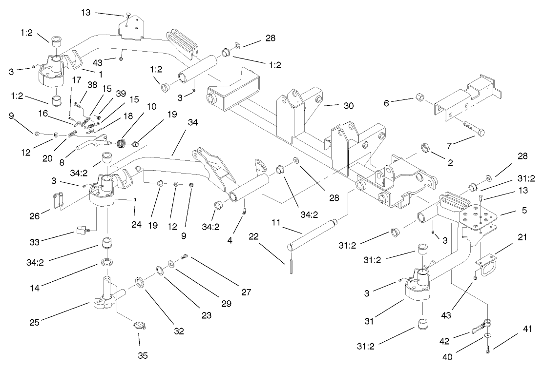 Front Lift Arm Assembly