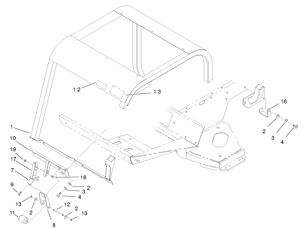 Roll-Over-Protection And Stabilizer Assembly
