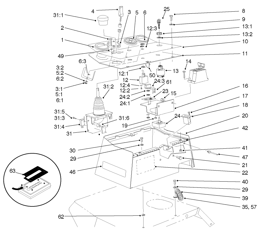 Control Console Assembly