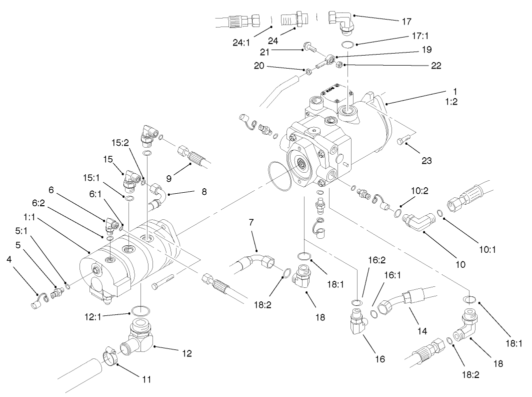 Hydraulic Pump Installation Assembly