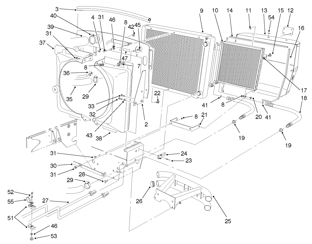 Radiator And Shroud Assembly