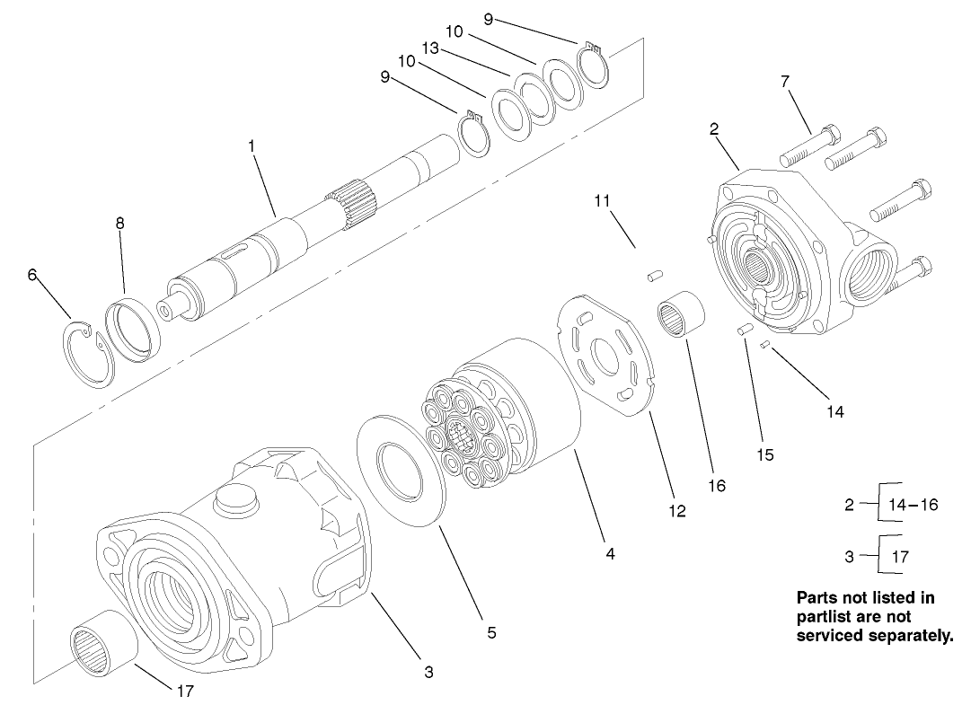 Hydraulic Motor Assembly #92-7386
