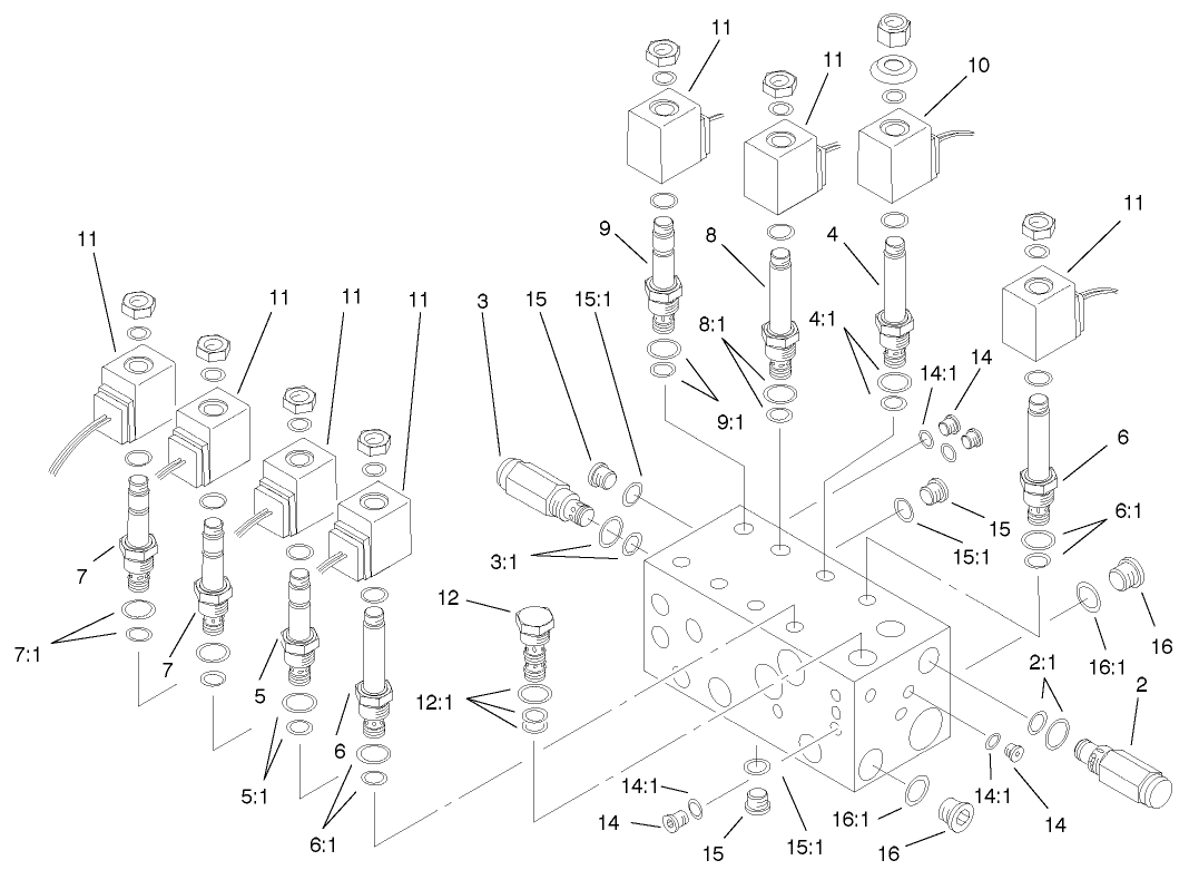 Front Manifold Block Assembly #100-3800