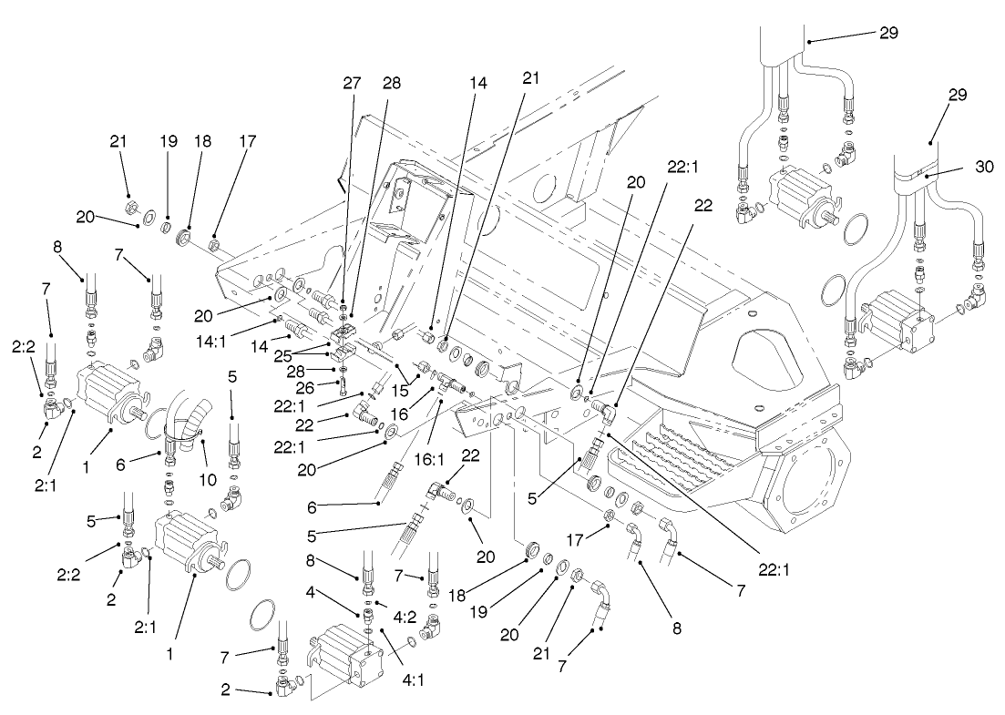 Reel Motor And Hose Assembly