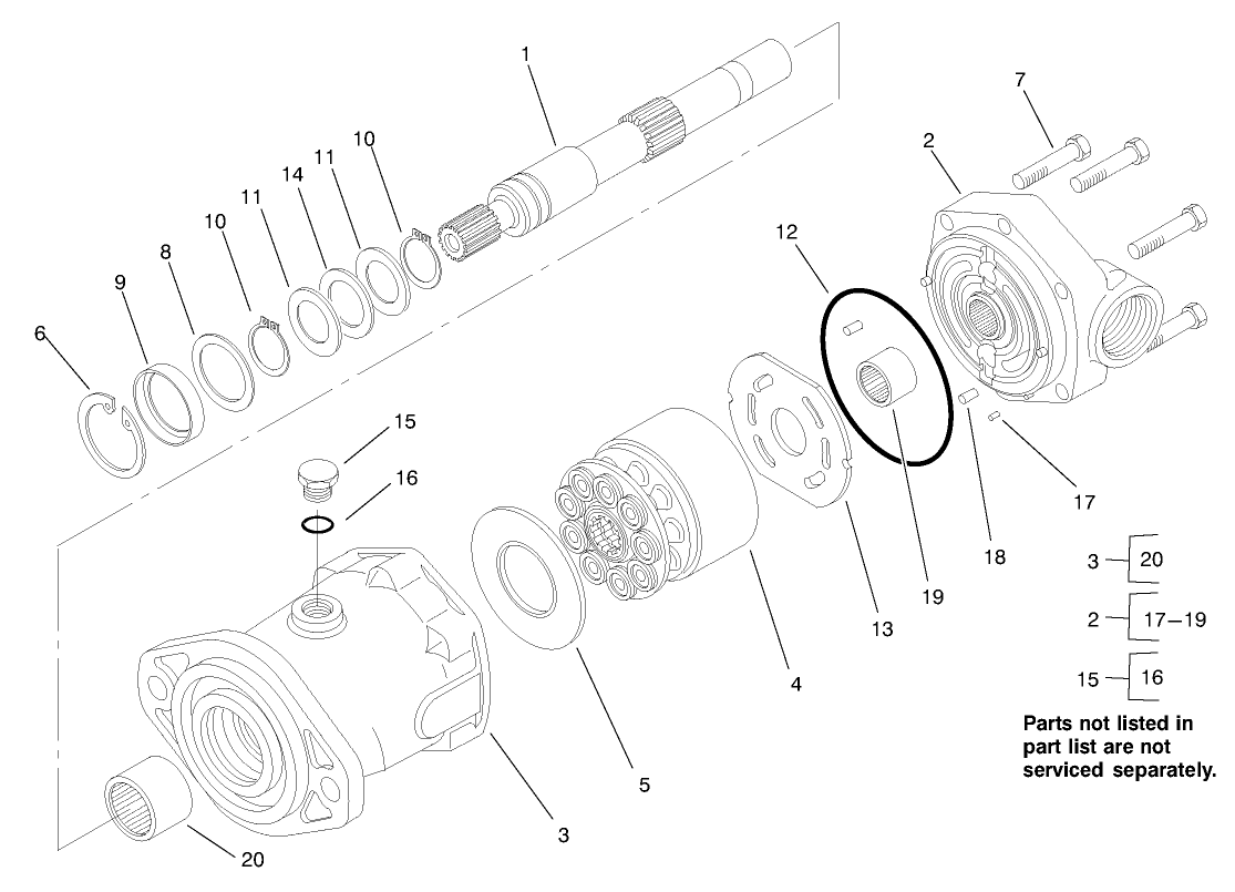 Rh-Hydraulic Motor Assembly #92-7385