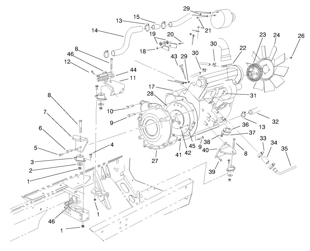 Engine Installation Assembly