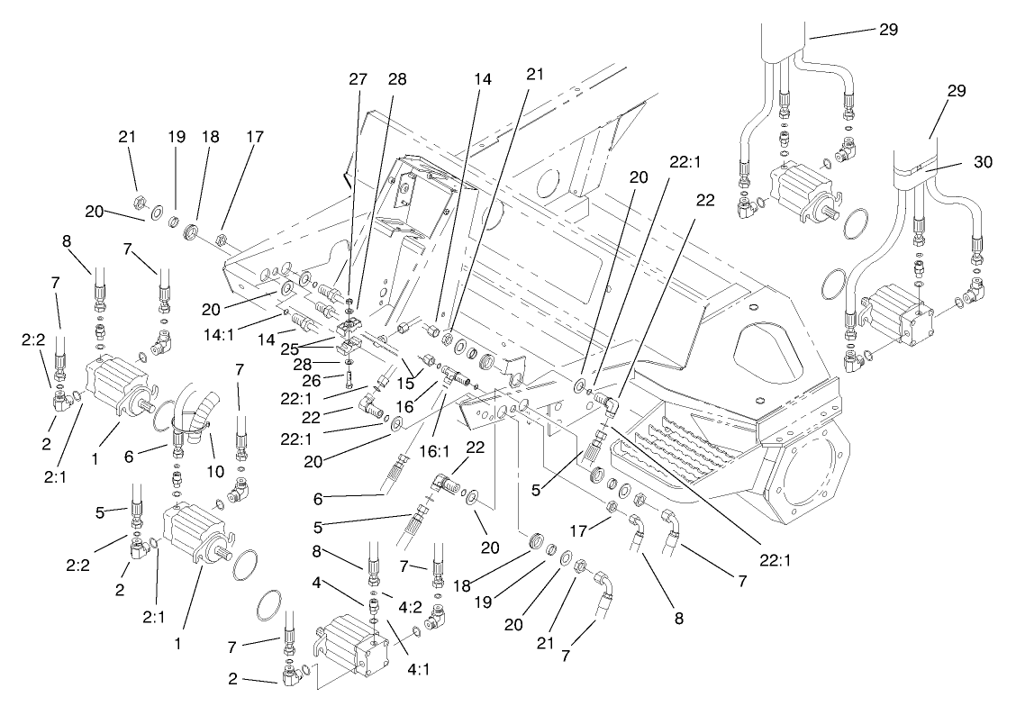 Reel Motor And Hose Assembly