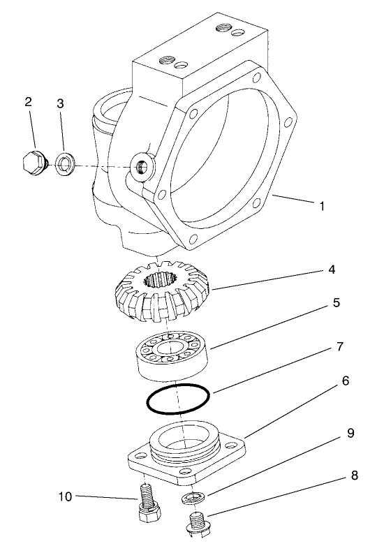 Rear Axle Assembly No. 100-3784 (continued) Axle Case Assembly