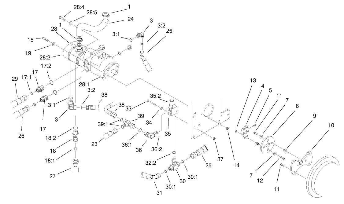 Hydrostat And Gear Pump Drive Assembly