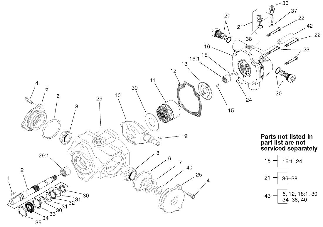 Hydrostat Assembly No. 105-0494