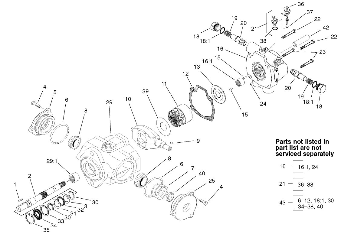 Hydrostat Assembly No. 100-3174