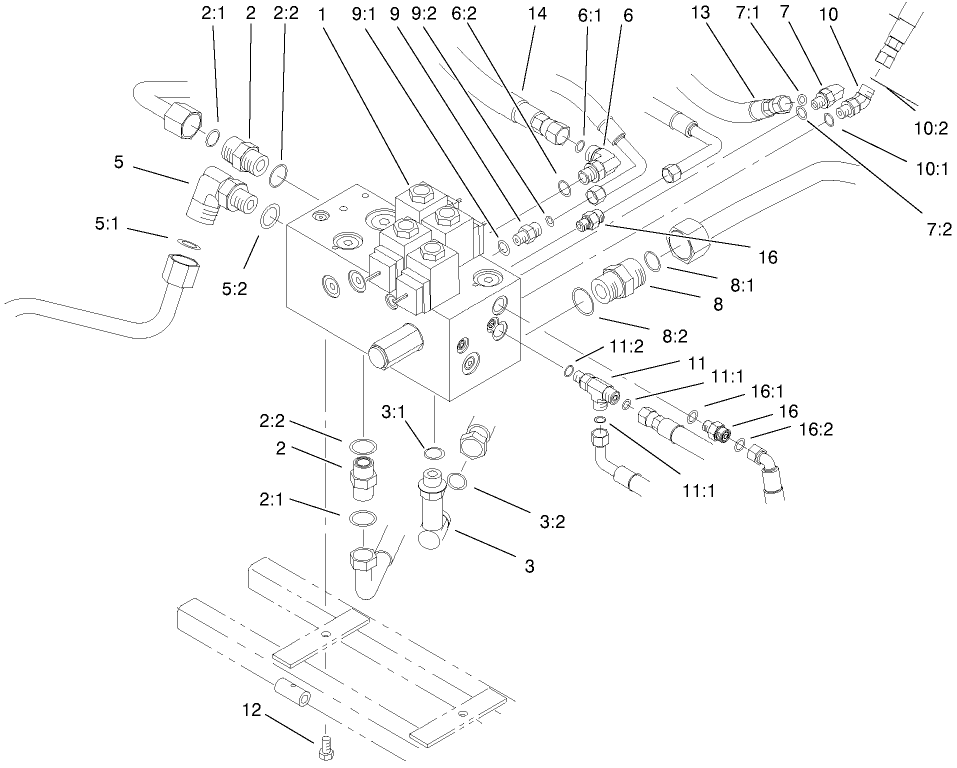 Manifold Block Installation Assembly