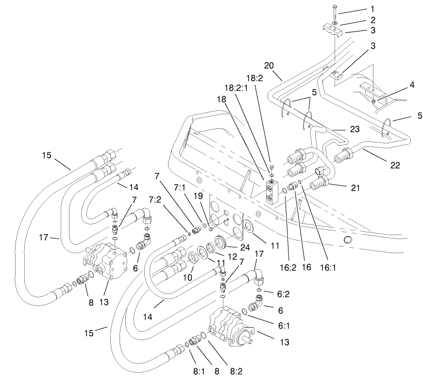 Front Bulkhead And Reel Motor Assembly