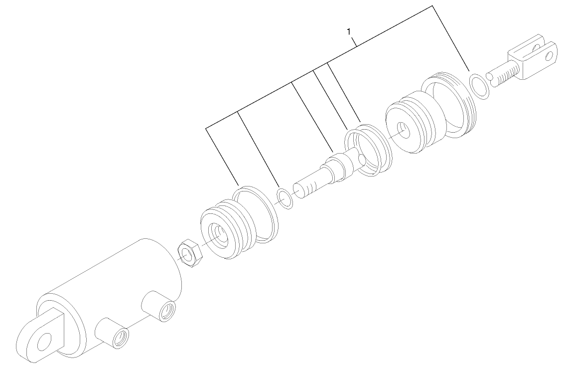 Hydraulic Cylinder Assembly No. 99-4263