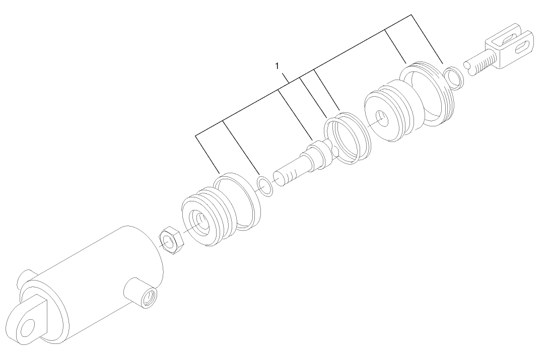 Hydraulic Cylinder Assembly No. 99-4262