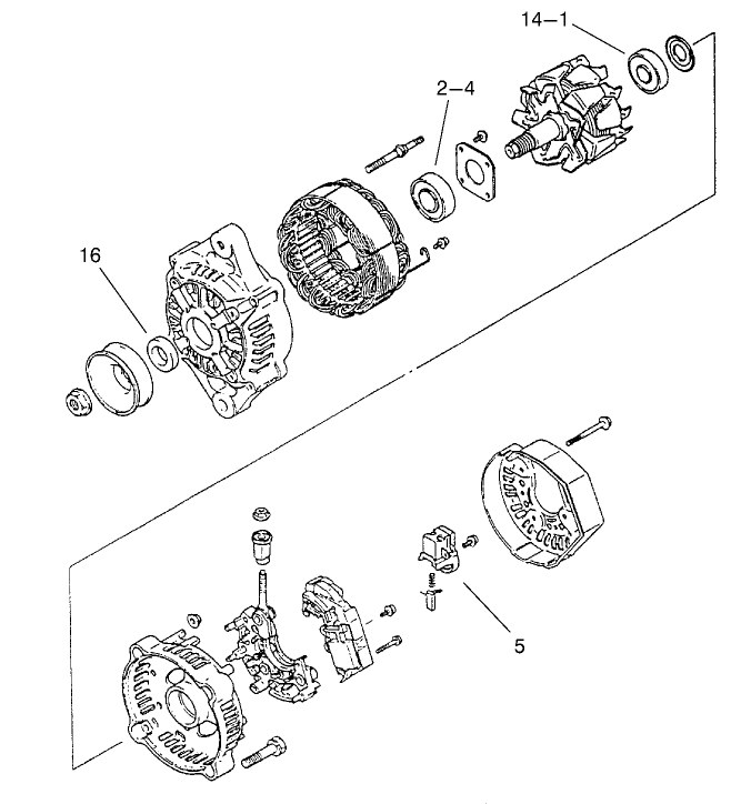 Alternator Assembly No. 99-9209