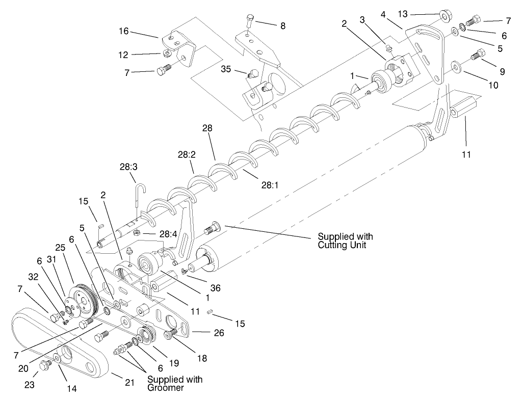 Roller Brush Assembly