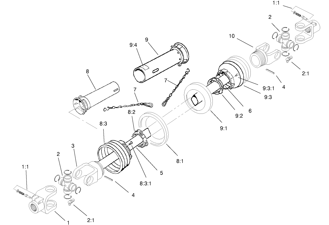 Pto Assembly No. 100-3648