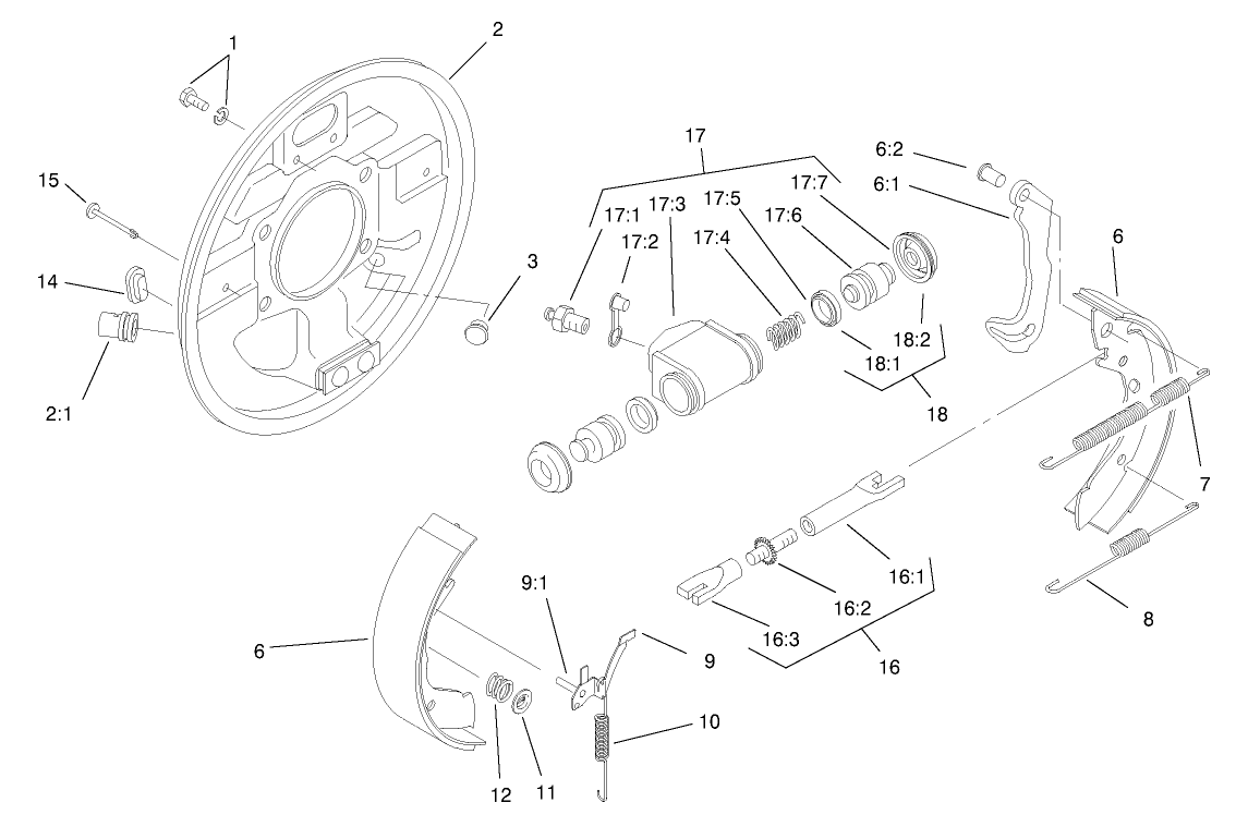 LH Front Brake Assembly No. 87-3020 (only on: 07213TC)