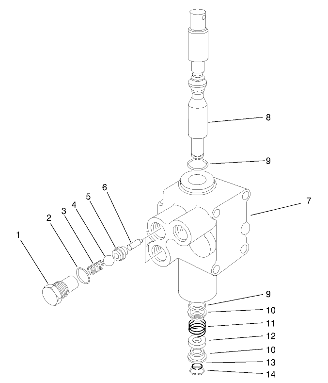 Hydraulic Valve Assembly No. 43-1950-03