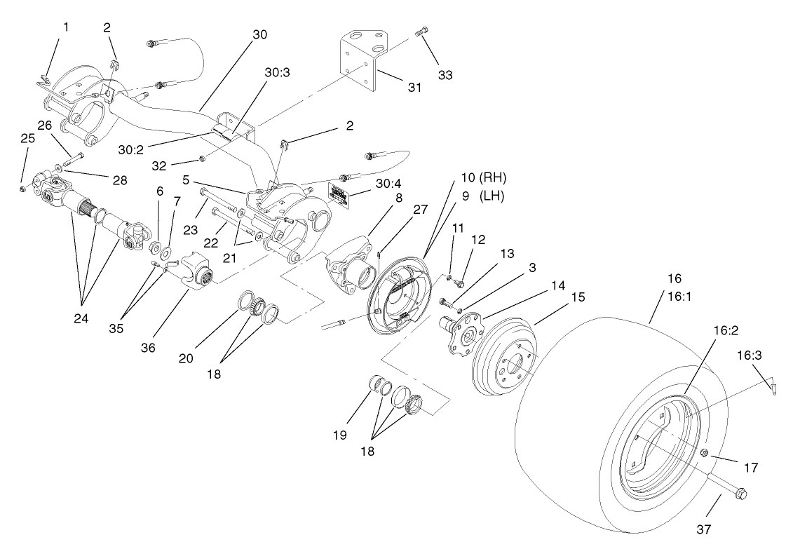 Rear Axle Assembly