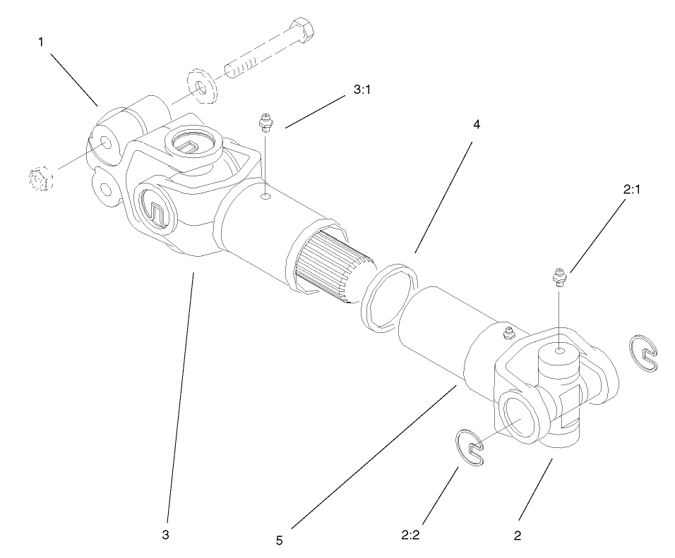 Driveshaft Assembly No. 98-2918