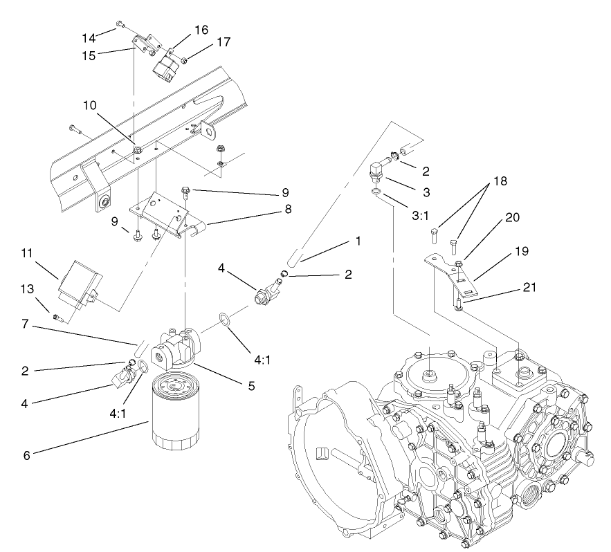 Hydraulic Filter and Relay Assembly
