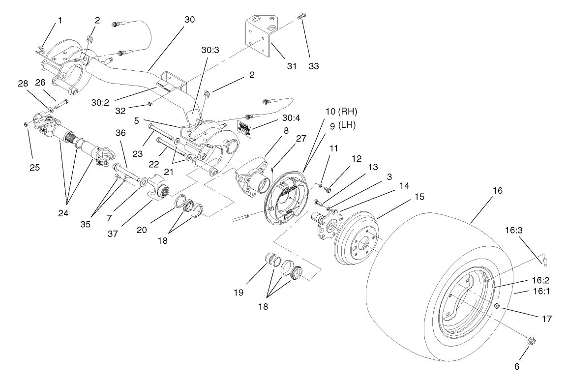 Rear Axle Assembly