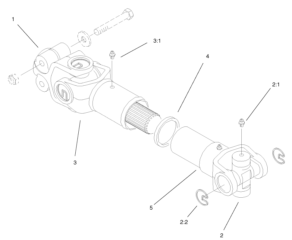 Driveshaft Assembly No. 98-2918