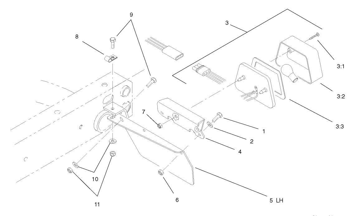 Taillight and Fender Assembly