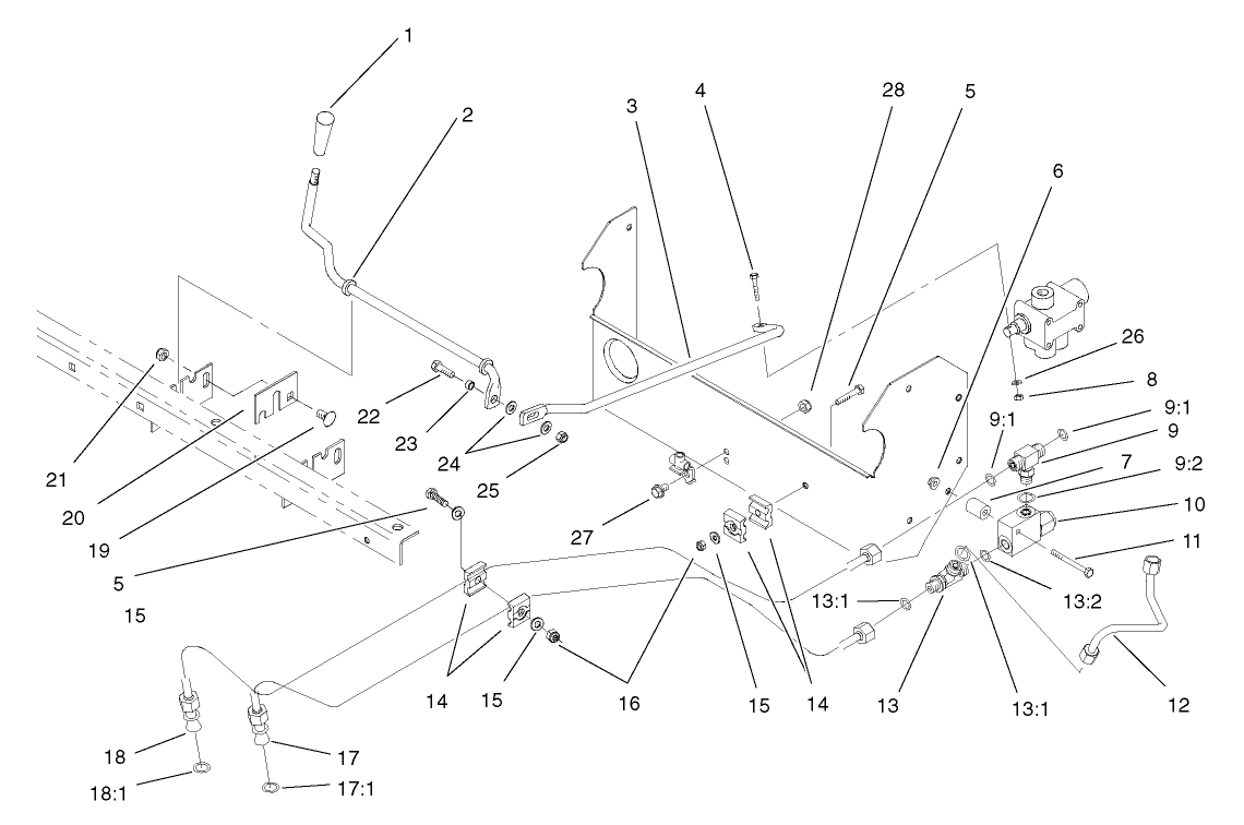 Lift Valve Linkage Assembly