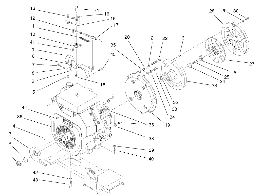 Air Cooled Engine Assembly