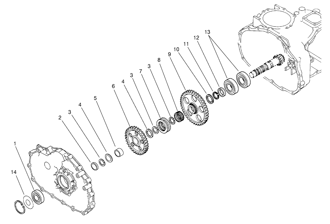Countershaft Assembly No. 100-4463