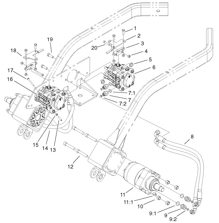 Hydraulic #2 Assembly