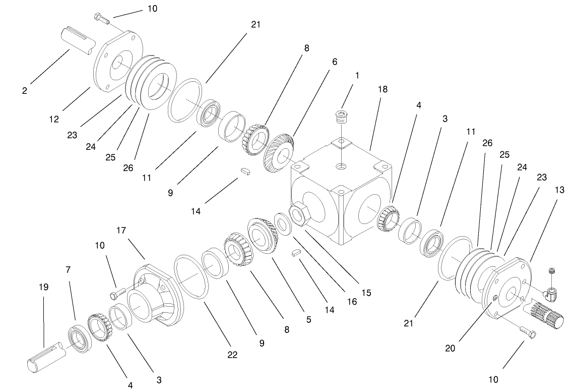Gearbox Assembly No. 104-2433