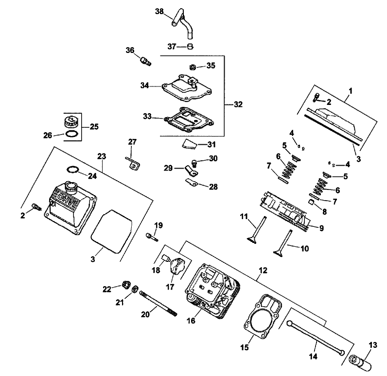 Head/valve/breather Assembly Kohler Engine Ch20s Ps-64650