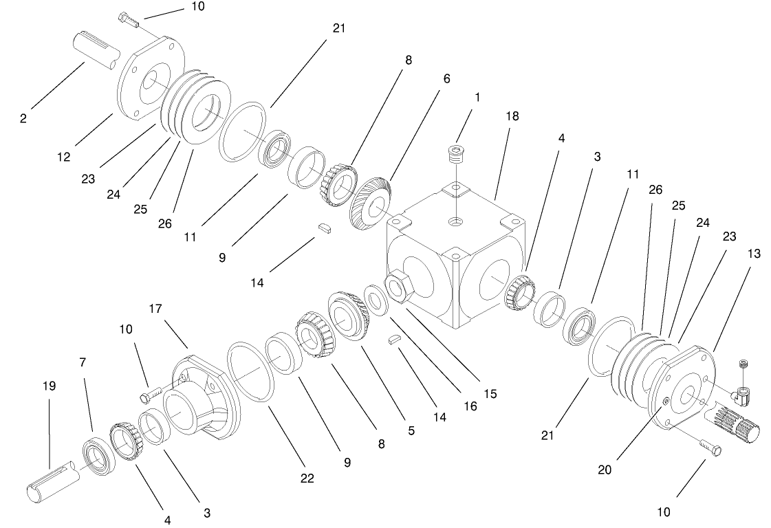 PTO / Gearbox Assembly