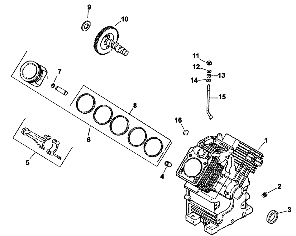 Crankcase Assembly Kohler Engine Ch25s Ps-68670
