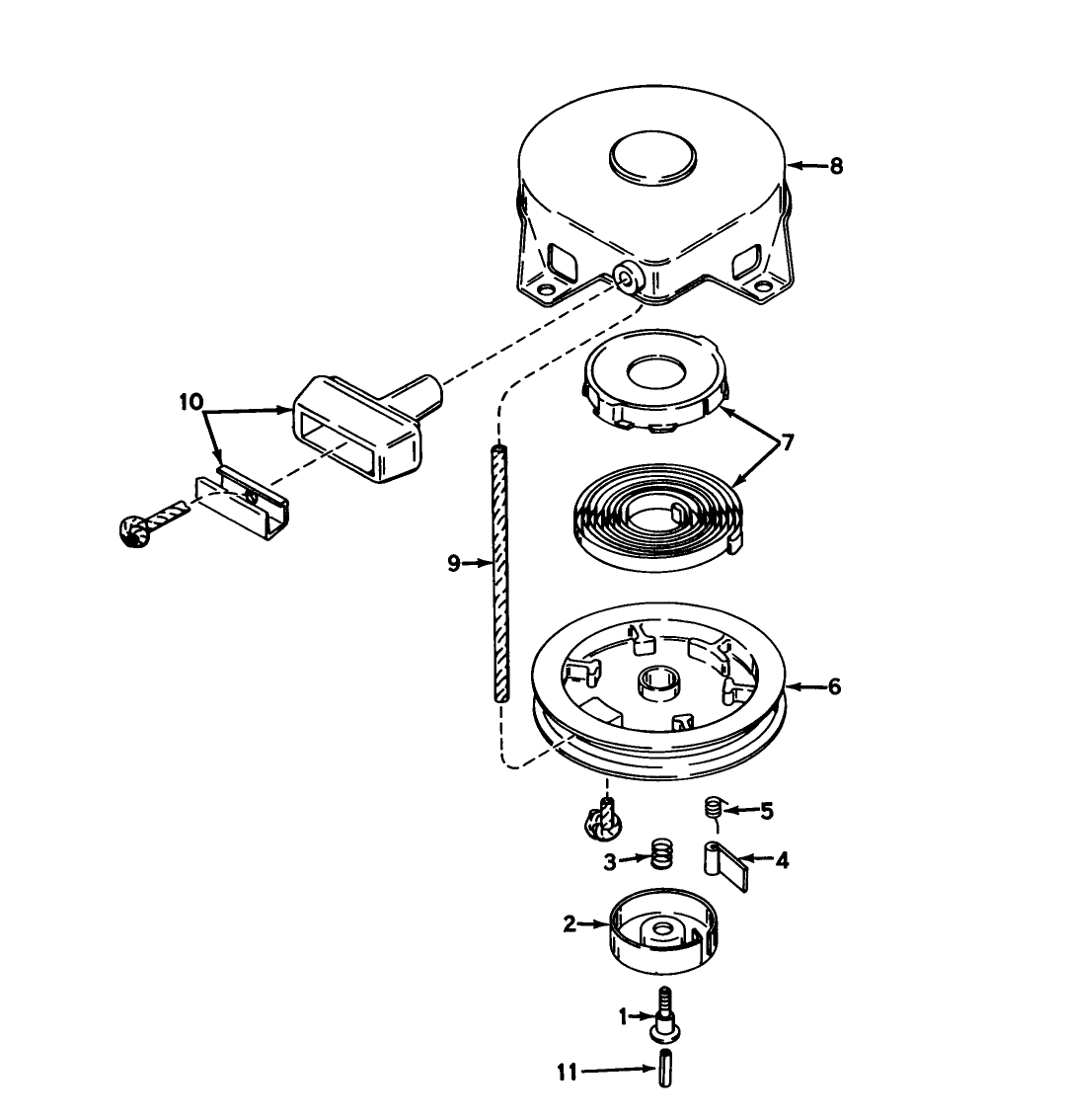 Rewind Starter No. 590420