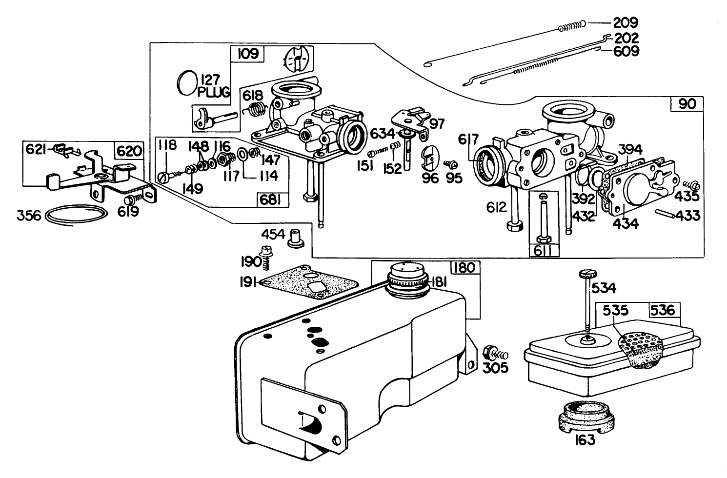 Briggs & Stratton Carburetor Assembly Model 299448