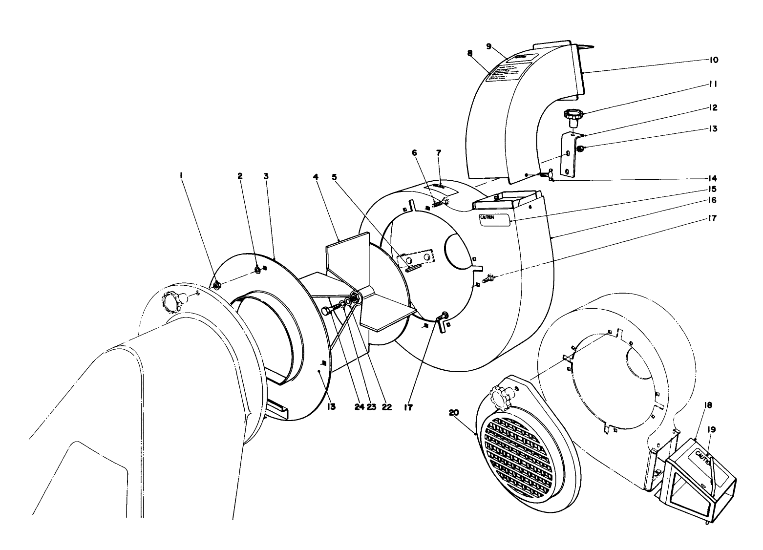 Blower Assembly (model 62912 & 62923)